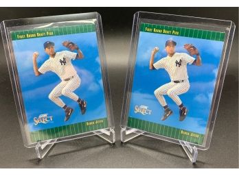 Lot Of (2) 1993 Select Derek Jeter Rookie Cards