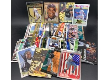 Large Frank Thomas Card Lot With Inserts