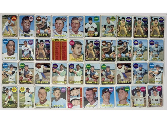 1969 Topps Baseball 40 Card Lot