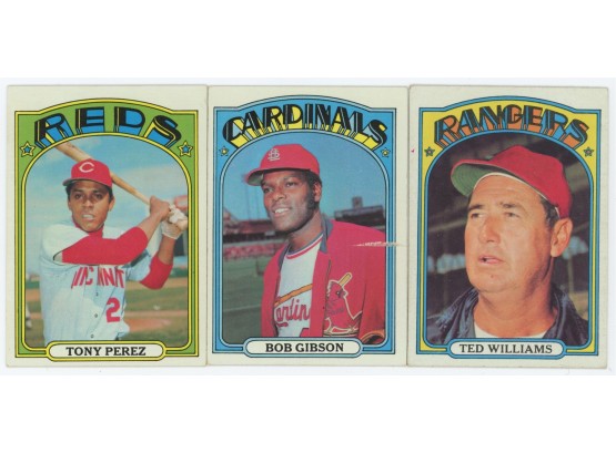 1972 Topps Baseball Card Star Lot