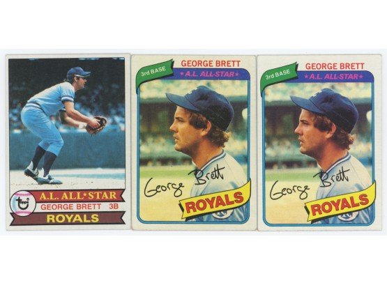 Lot Of 3 George Brett Cards