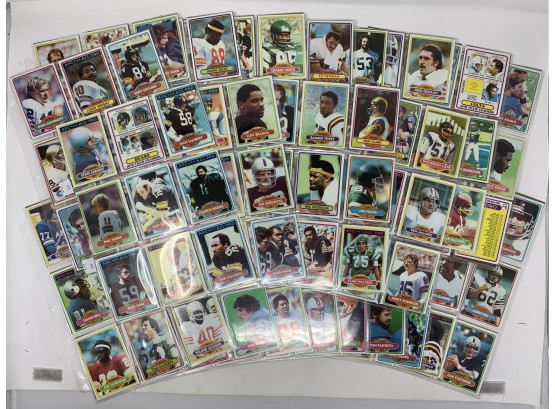 1980 Topps Football Partial (396) Card Set With Phil Simms Rookie, Terry Bradshaw, Franco Harris