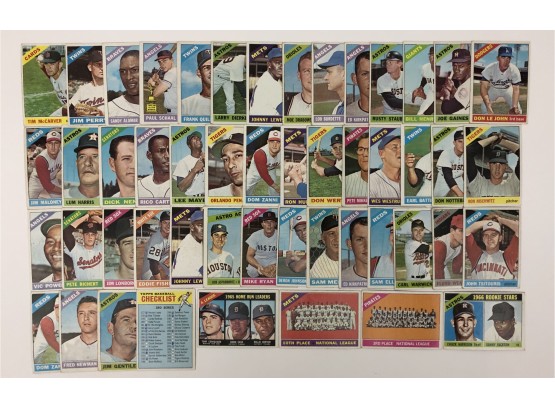 1966 Topps Baseball 50 Card Lot With Stars