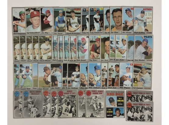 1970 Topps Baseball 50 Card Lot With Stars