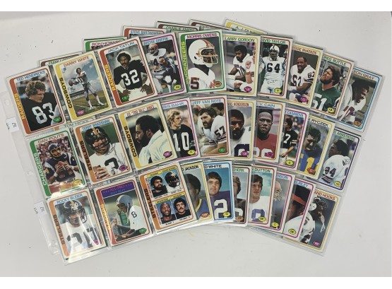 1978 Topps Football Partial (144) Card Set With Terry Bradshaw