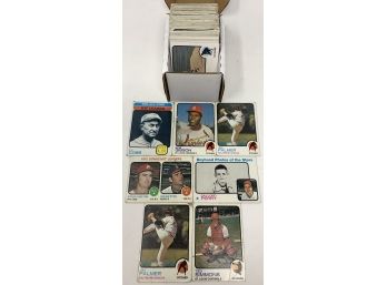 1973 Topps Baseball 120 Card Lot With Ty Cobb, Nolan Ryan, Bob Gibson