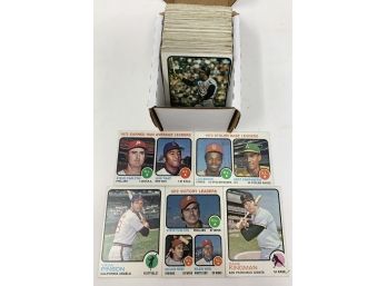 1973 Topps Baseball 100 Card Lot With Stars