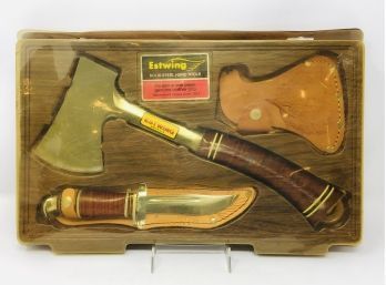 Vintage Estwing Axe And Knife In Original Package