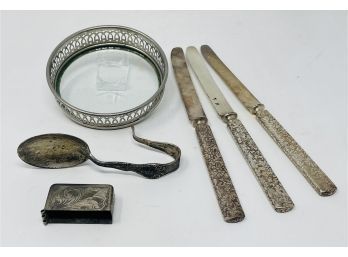 Lot Of Sterling Spoon And Misc. Non Sterling Items