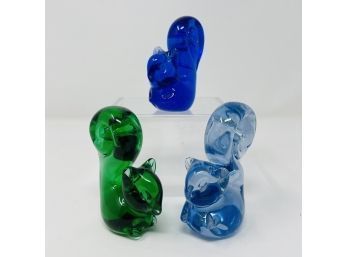 Collection Of Glass Squirrel