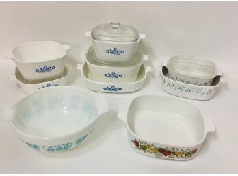 Collection Of Vintage Pyrex And Corningware - As Pictured