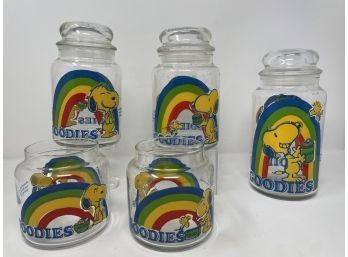 Vintage Snoopy Candy Canisters