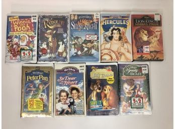Collection Of Disney VHS Tapes - Sealed