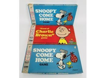 Vintage Snoopy Games Lot