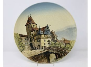 Villeroy And Boch 12' Plate - Handpainted
