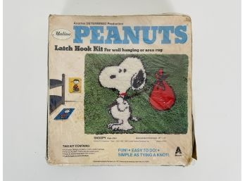 Vintage Snoopy Latch Hook Kit - Unopened