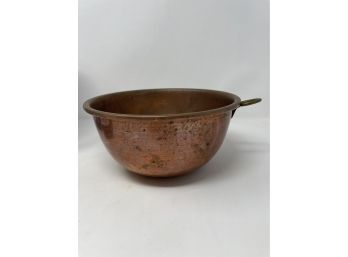 Small Antique Copper Bowl