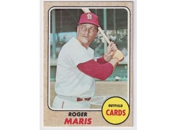 1968 Topps Baseball #330 Roger Maris