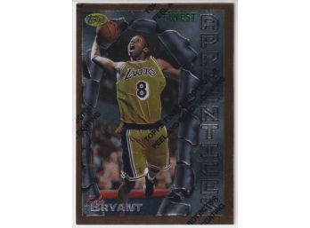 1996 Topps Finest Basketball #74 Kobe Bryant Rookie W/ Coating