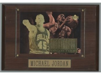 1996-97 Upper Deck Jordan Collection #JC4 Michael Jordan Gold Foil Jumbo Card