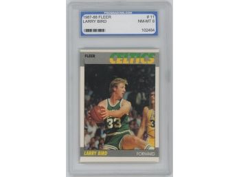1987-88 Fleer Basketball #11 Larry Bird NM-MT 8