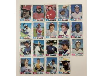 Lot Of 19 1982 Topps All Star Baseball Cards