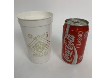 1992 Camden Yards 1st Year Souvenir Cup And Unopened Can Of Coke