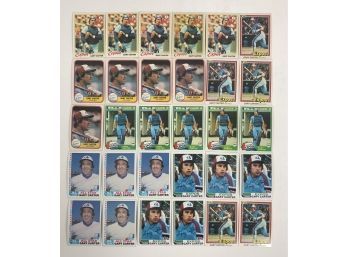 Lot Of 30 Assorted Gary Carter Baseball Cards - 1978-82