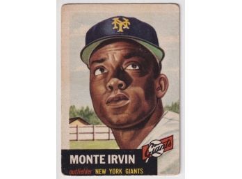 1953 Topps #62 Monte Irvin