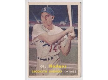 1957 Topps #80 Gil Hodges