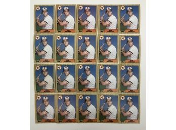 Lot Of 20 1987 Topps Baseball #784 Cal Ripken Cards