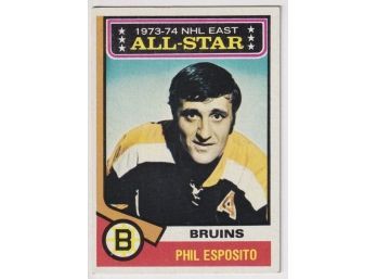 1974-75 Topps Hockey #129 Phil Esposito All-Star