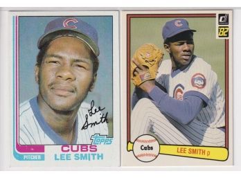 1982 Topps #452 & Donruss #252 Lee Smith Rookies