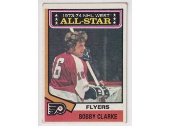 1974-75 Topps Hockey #135 Bobby Clarke All-Star
