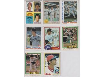Lot Of 8 Assorted Carl Yastrzemski Baseball Cards - 1978-83