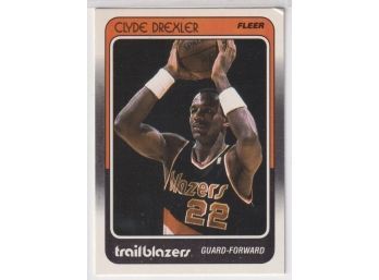 1988-89 Fleer Basketball #92 Clyde Drexler