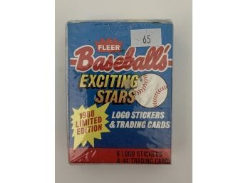 Factory Sealed 1988 Fleer Baseball's Exciting Stars Complete Set