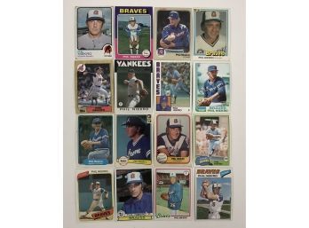 Lot Of 16 Assorted Phil Niekro Baseball Cards - 1973-87