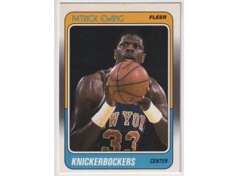 1988-89 Fleer Basketball #80 Patrick Ewing