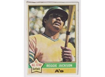 1976 Topps Baseball #500 Reggie Jackson