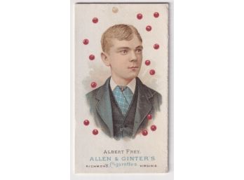 1888 N28 Allen & Ginter's Cigarettes Albert Frey