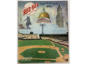 1957 Red Sox Yearbook