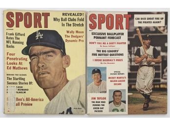 May And October 1961 Sport Magazine Issues