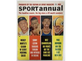 1963 Sport Annual Magazine - Mantle, Chamberlain