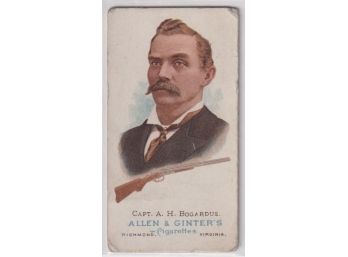 1888 N28 Allen & Ginter's Cigarettes Capt. A.H. Bogardus