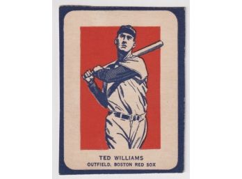 1952 Wheaties Ted Williams Batting