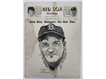 Red Sox Ramblings Pamphlet Volume 2 - April 1941