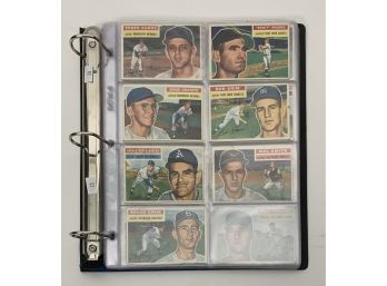 Lot Of 60 1956 Topps Baseball Cards