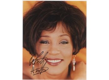 Whitney Houston Autographed Photo - Authenticated