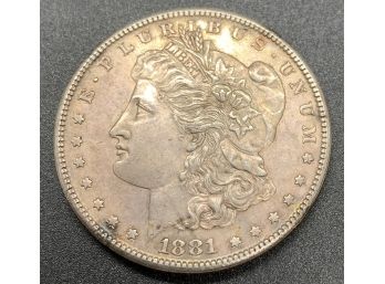 1881-S Morgan Head Silver Dollar
